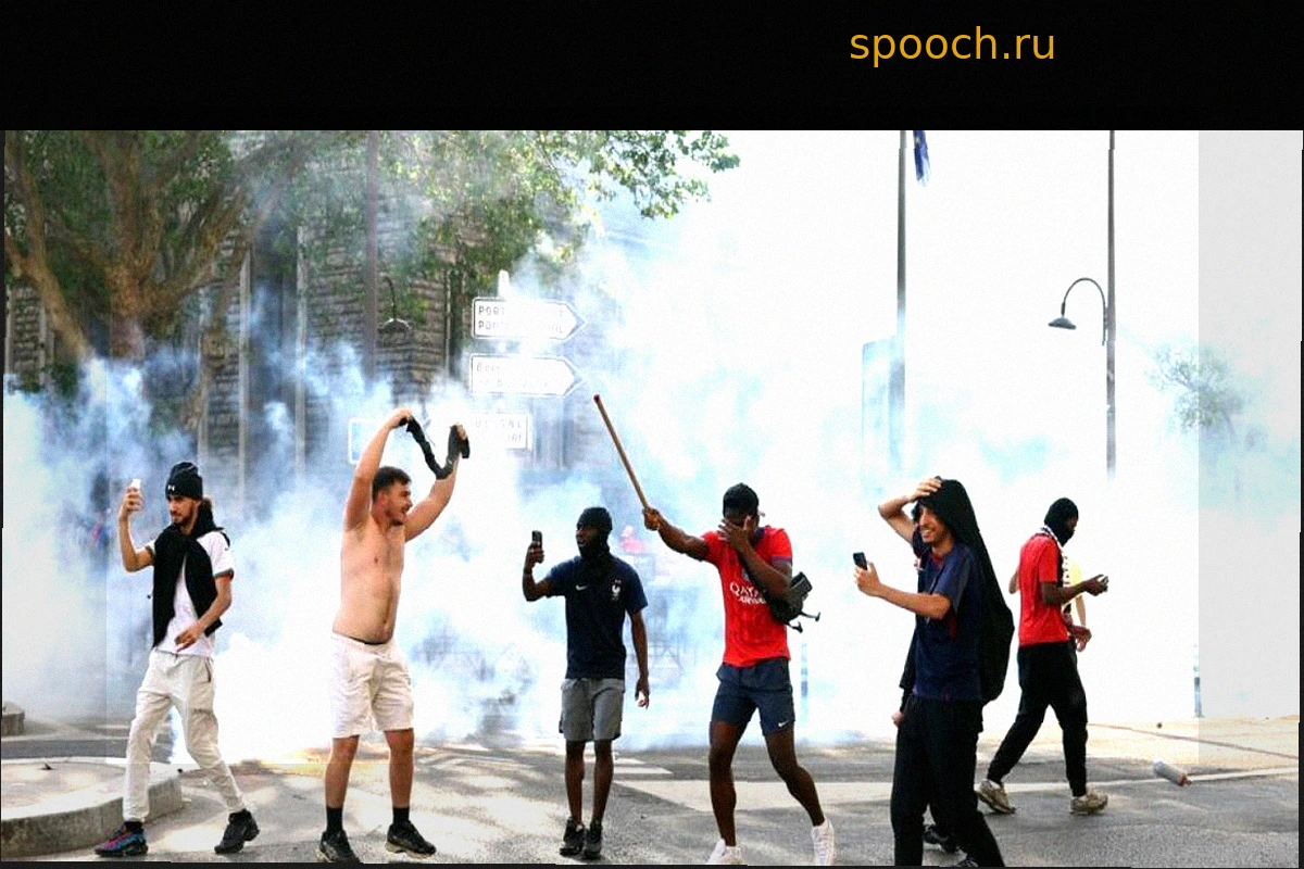 Напряженность в Париже: столкновения между нарушителями порядка и спецназом